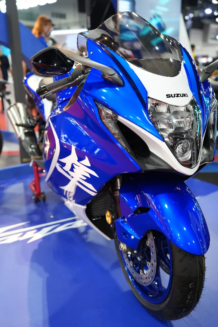 Suzuki Hayabusa in the motorcycle hall