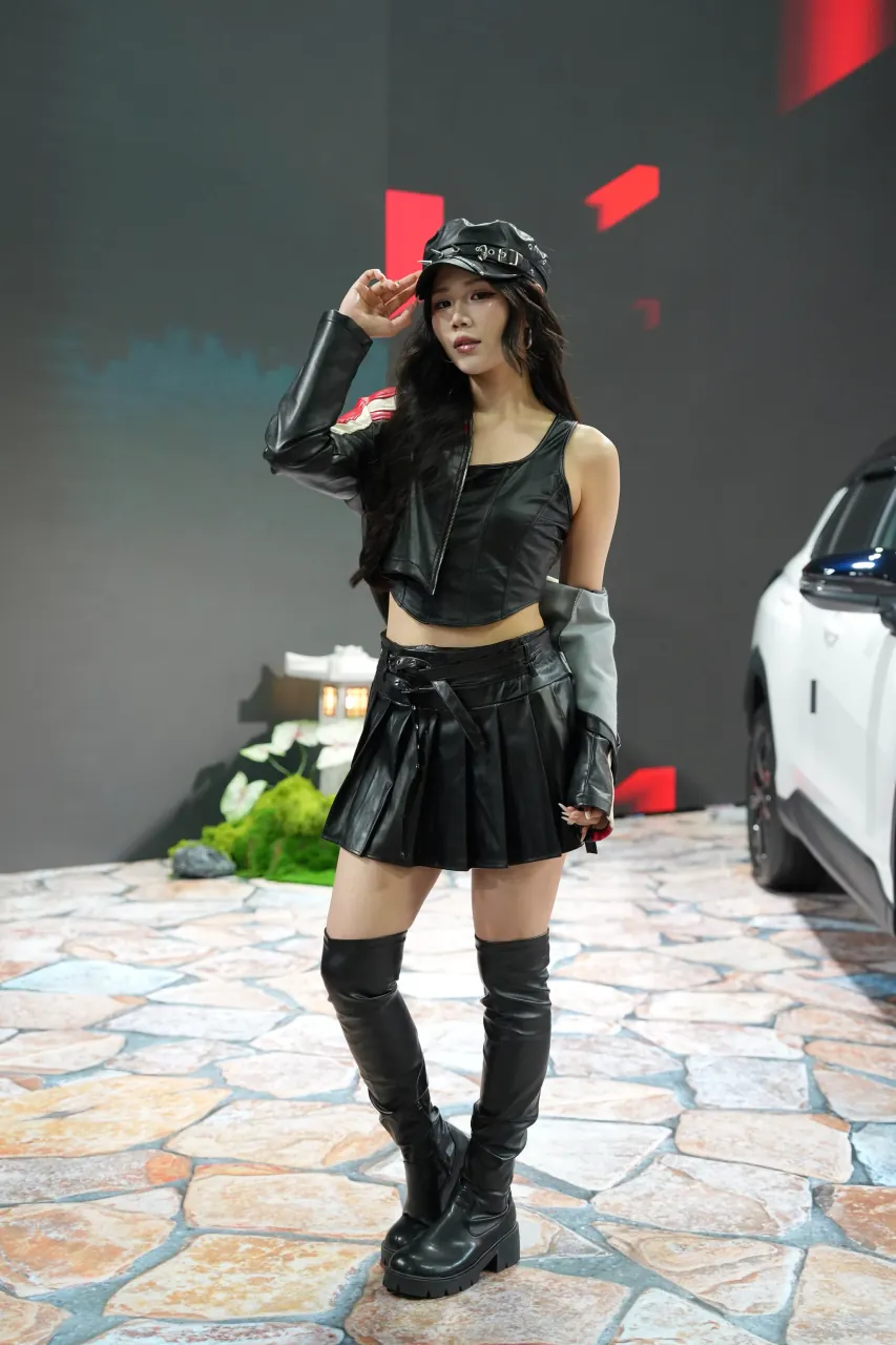Brand ambassador on the show floor, Kuala Lumpur